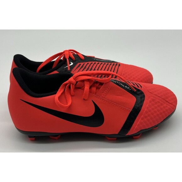 Nike Unisex Phantom Venom Pro FG Cleat Crimson/Bk Size 4.5 Y